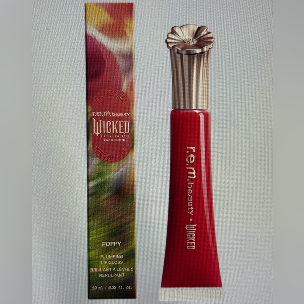 r.e.m. beauty Poppy Lip Gloss - Poppy Punch. NIB